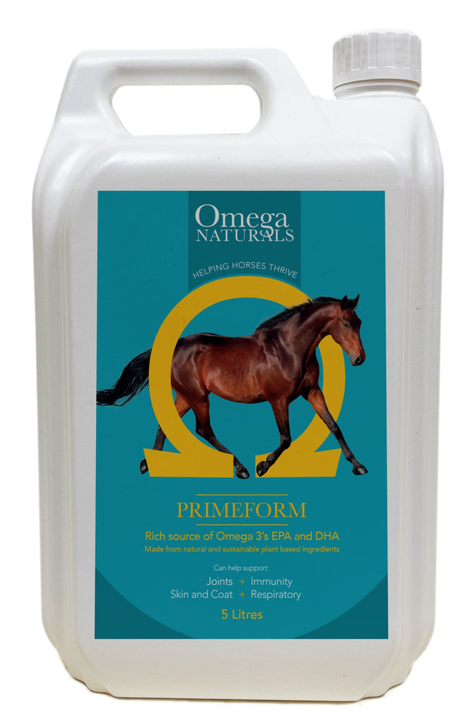 OMEGA SUPPLEMENT FOR HORSES Omega Naturals PRIMEFORM 5 Litres